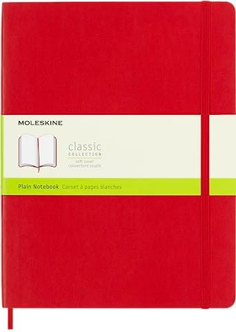 MOLESKINE Plain Notebook レッドx7 Amazon.com: Moleskine Classic Notebook, Large, Plain, Red, Hard